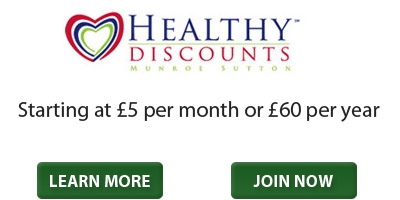 Healthy Discounts - Starting at Â£5 per month or Â£60 per year
